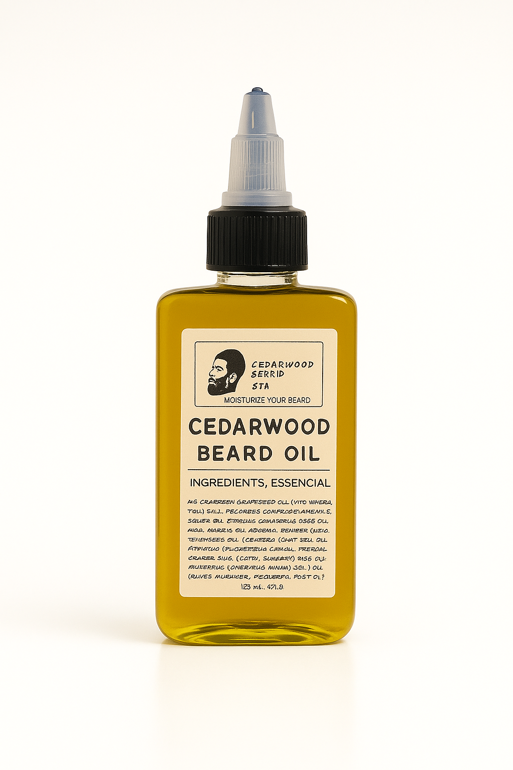 🌿 Boss Refresh Beard Oil – Cedarwood, Peppermint & Bergamot (3.5 oz)