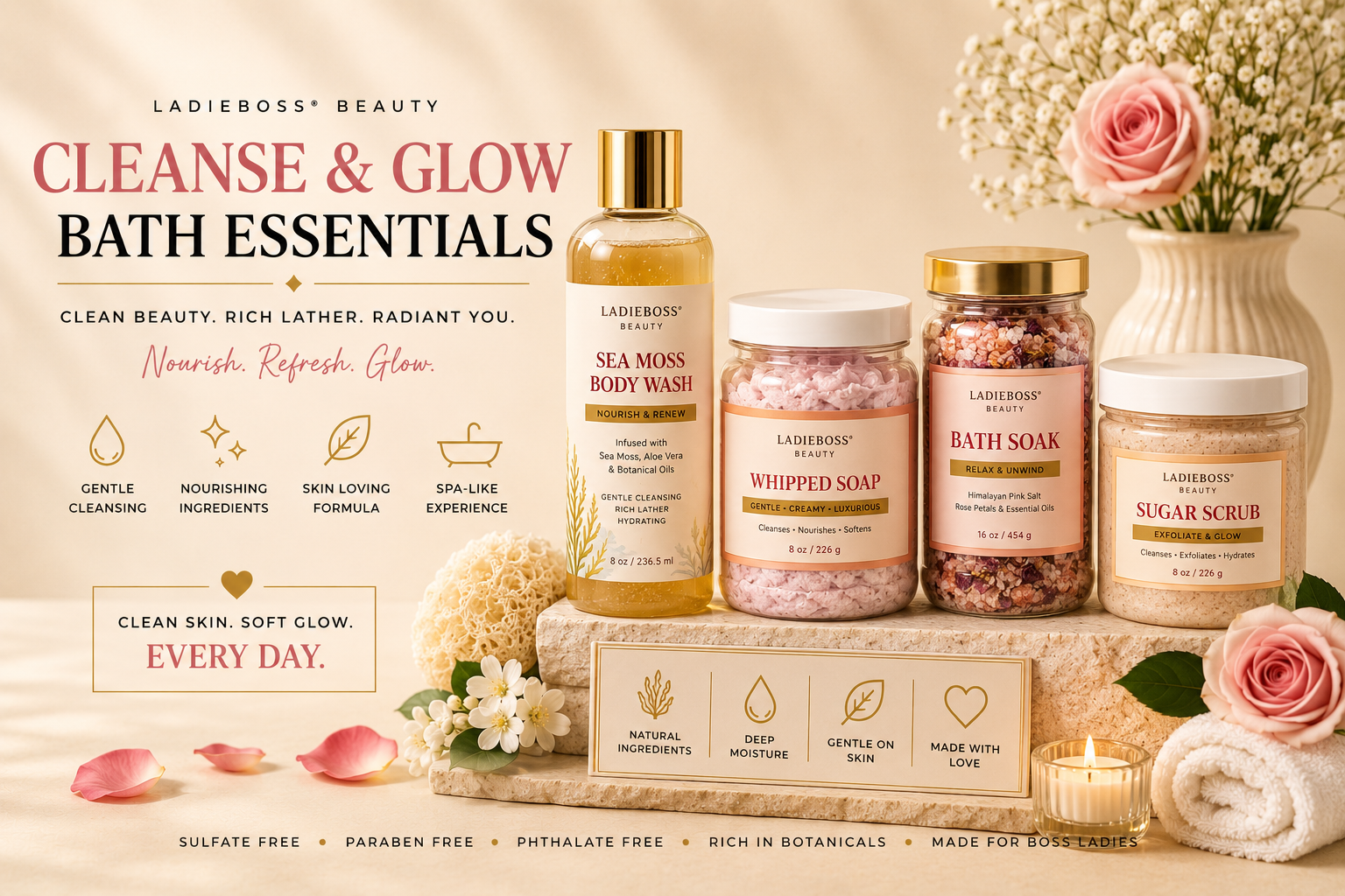 🫧Cleanse & Glow Bath Essentials