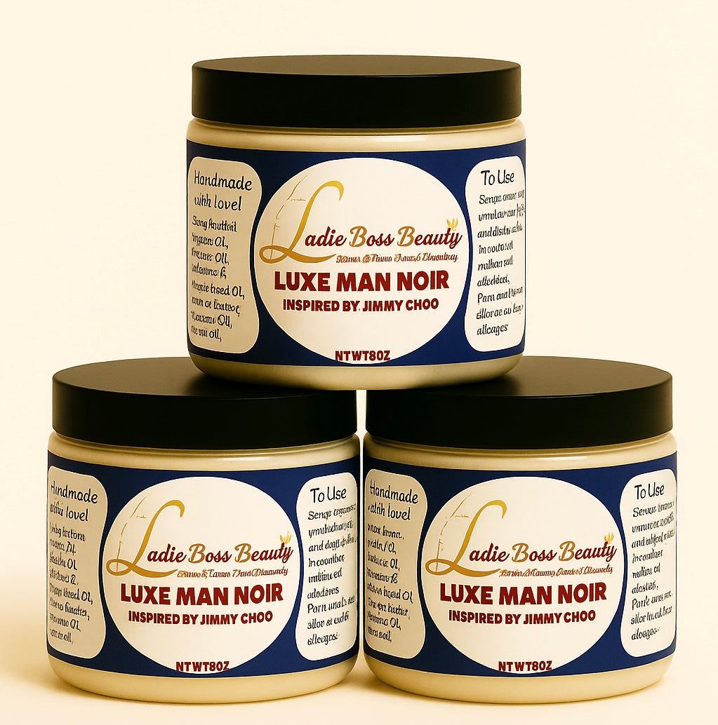 🖤 Luxe Man Noir Whipped Body Butter – Inspired by Jimmy Choo Man