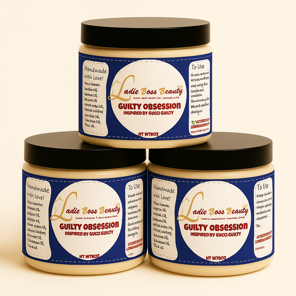 🖤 Guilty Obsession Whipped Body Butter – Lemon, Lavender & Patchouli (Inspired by Gucci Guilty for Men)