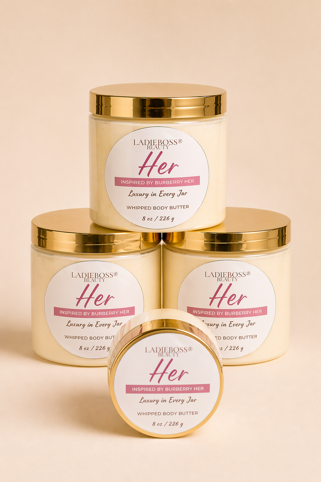 VIP Her Whipped Body Butter – Berry, Floral & Amber Luxury Glow