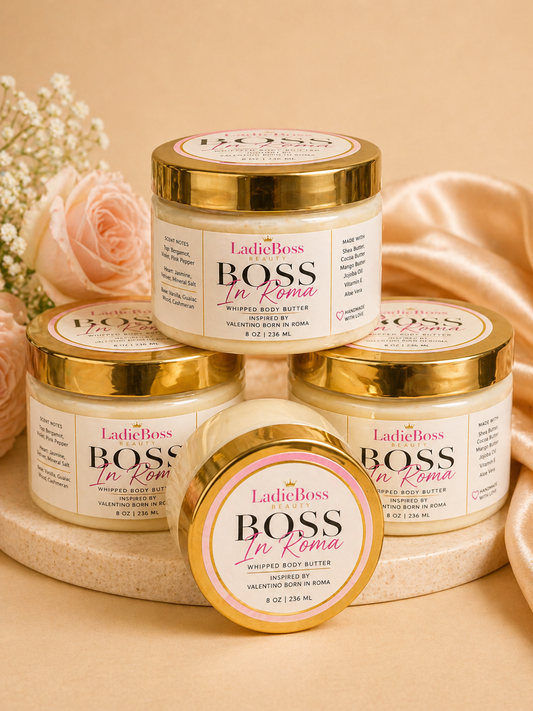 Boss In Roma Whipped Body Butter – Bergamot, Jasmine & Vanilla Glow