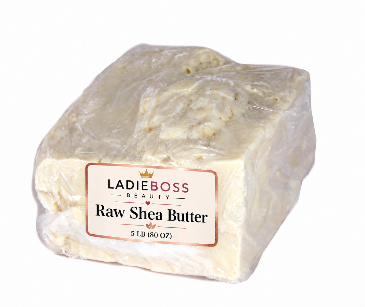 LadieBoss Beauty raw shea butter 5 lb block